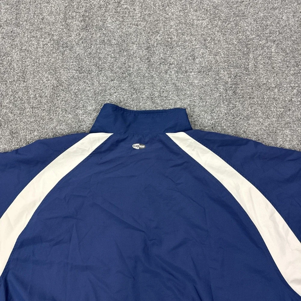 Vintage Adidas Windbreaker‎ Jacket Mens Large Blue ClimaCool Full Zip 548375